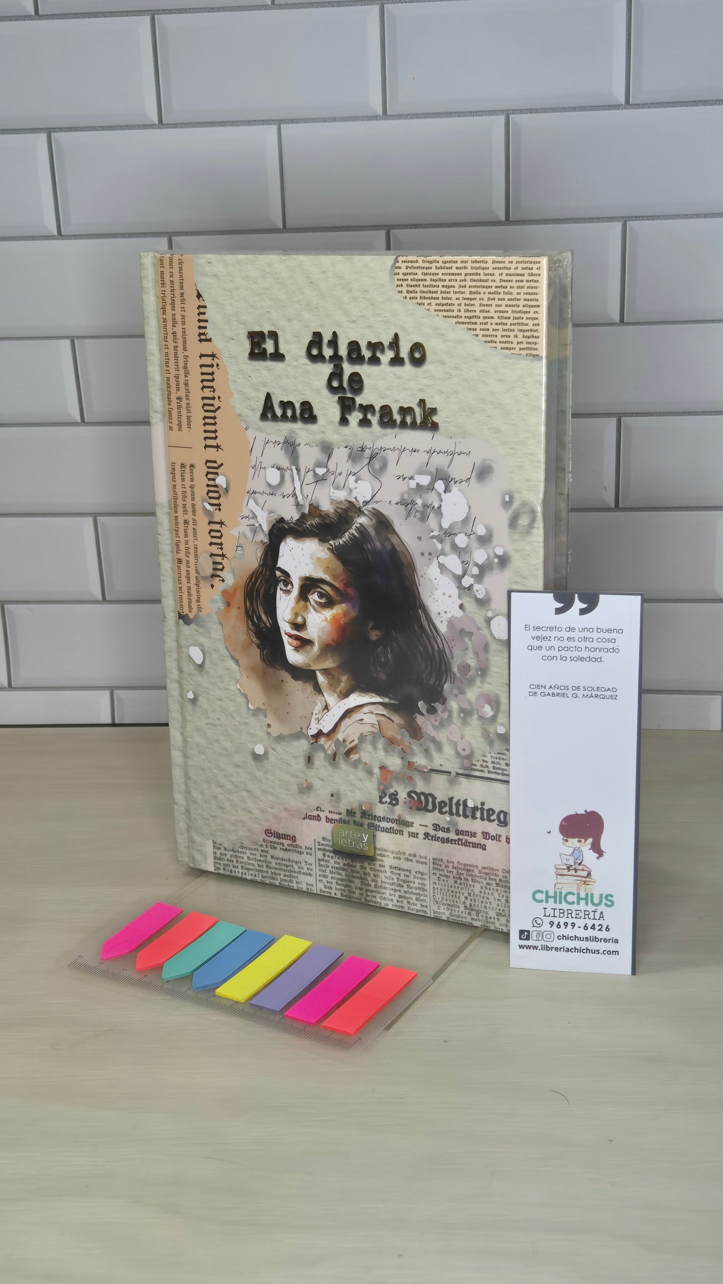 El diario de Ana Frank edición en tapa dura