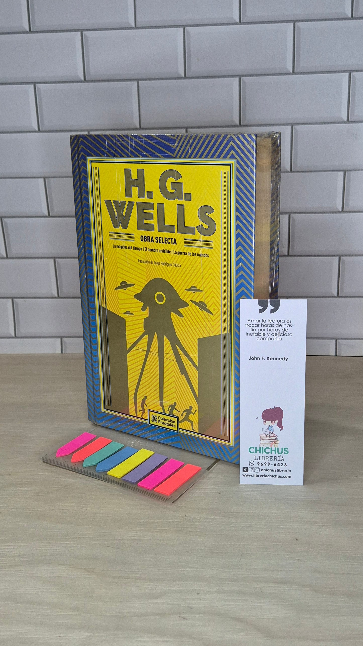 HG Wells obra selecta edición en tapa dura