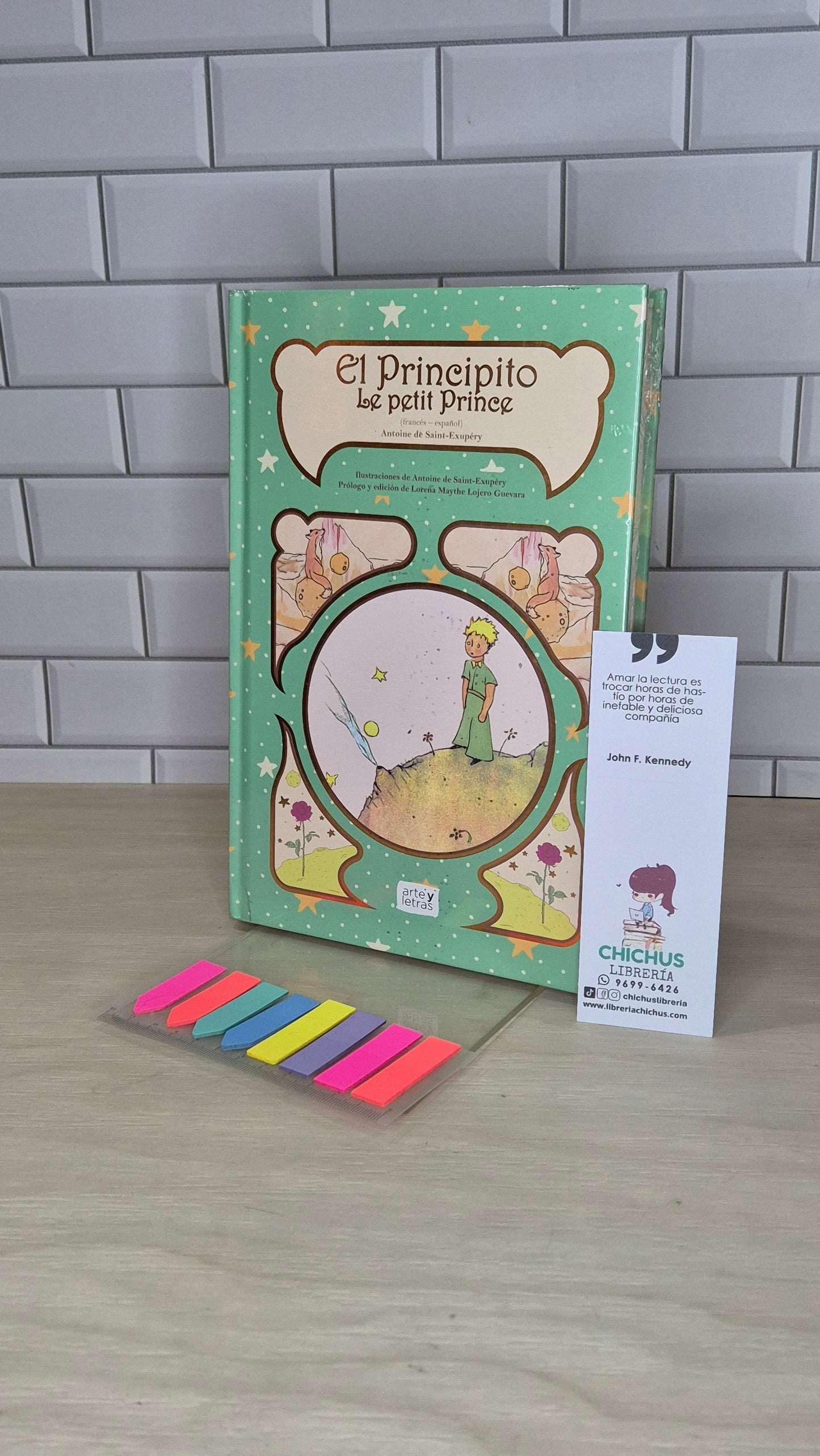 El Principito edición bilingüe del francés al español en tapa dura