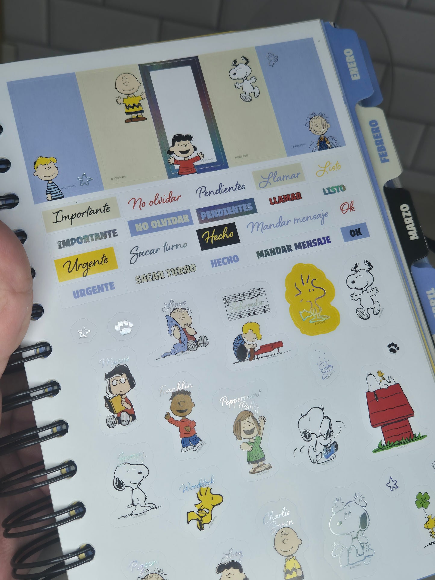 Agenda de Snoopy 2026