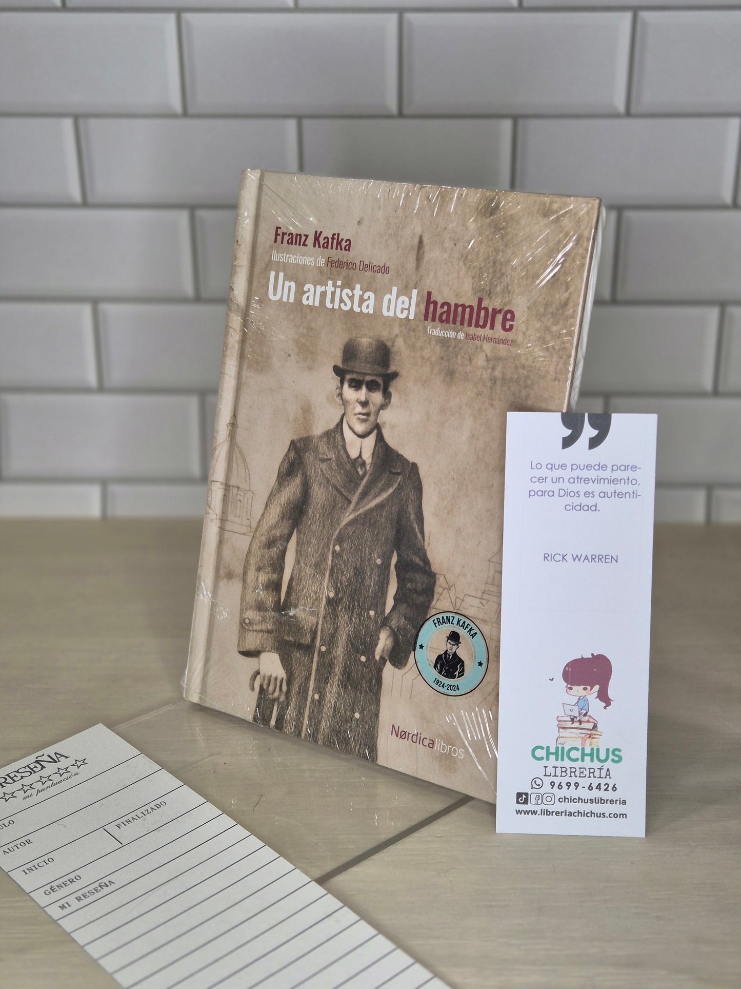 Un artista del hambre tapa dura, ilustrado