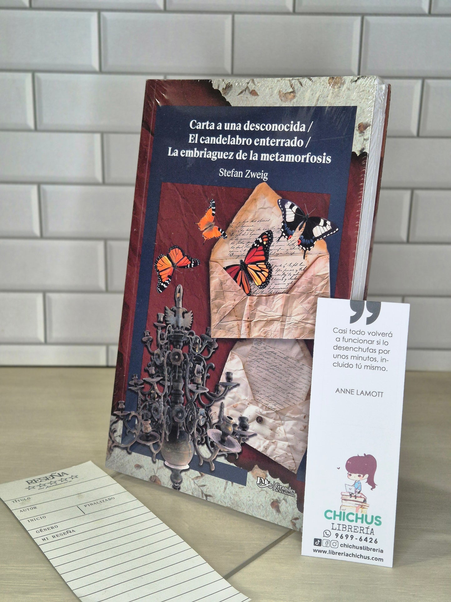 Carta a una desconocida | el candelabro enterrado | la embriaguez de la metamorfosis