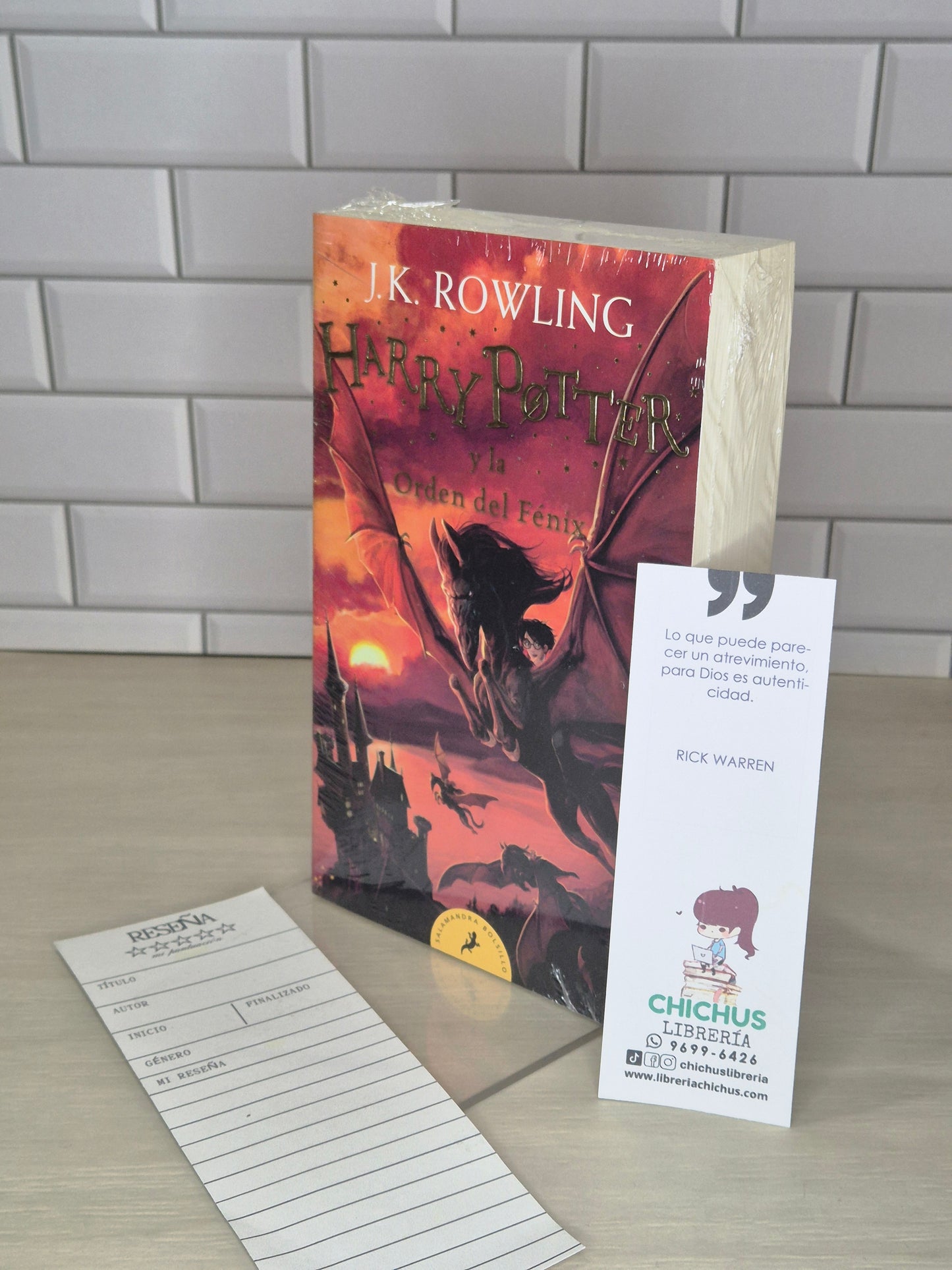 5. Harry Potter y la orden del fénix