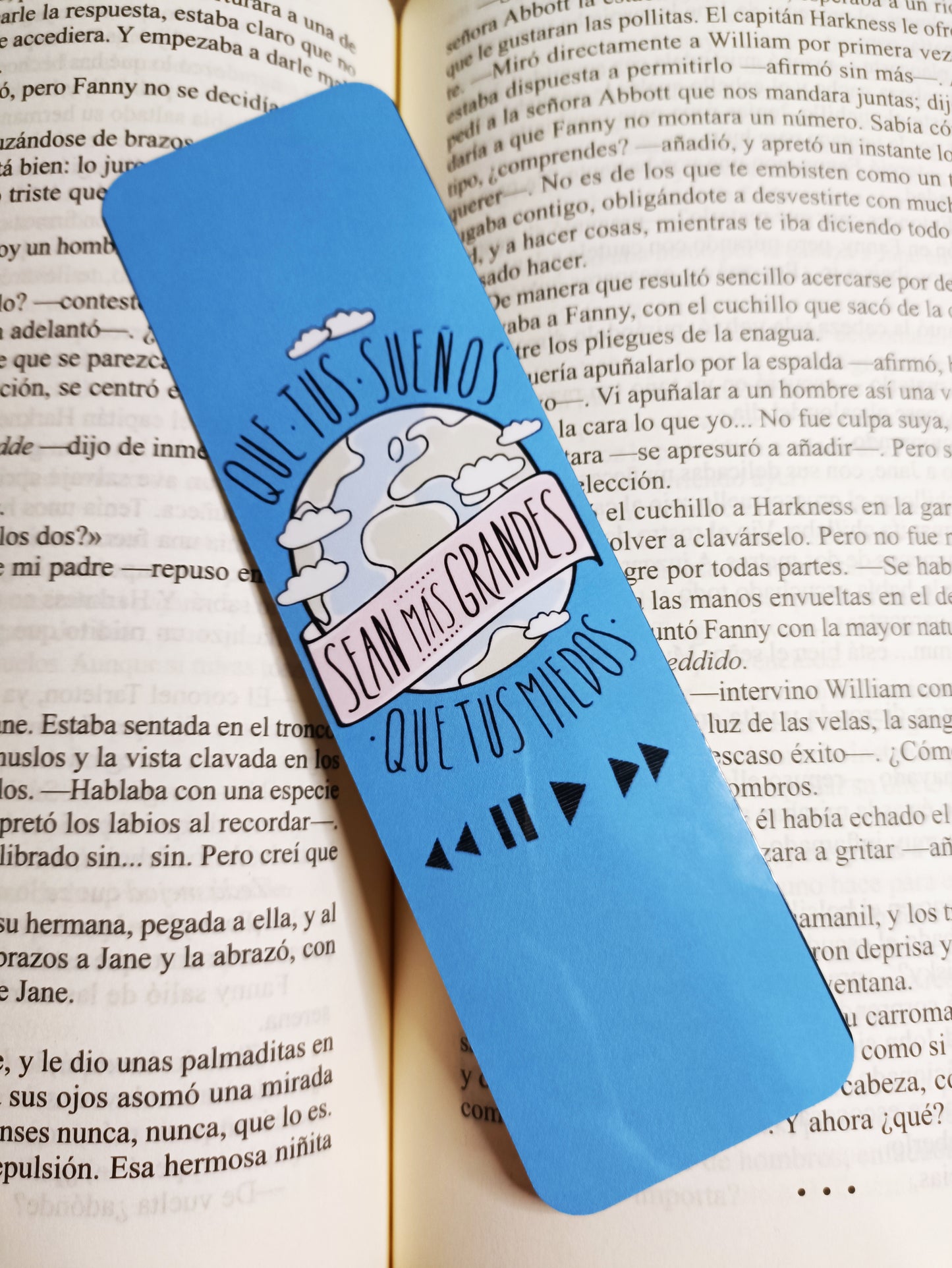 Separador de libros laminado