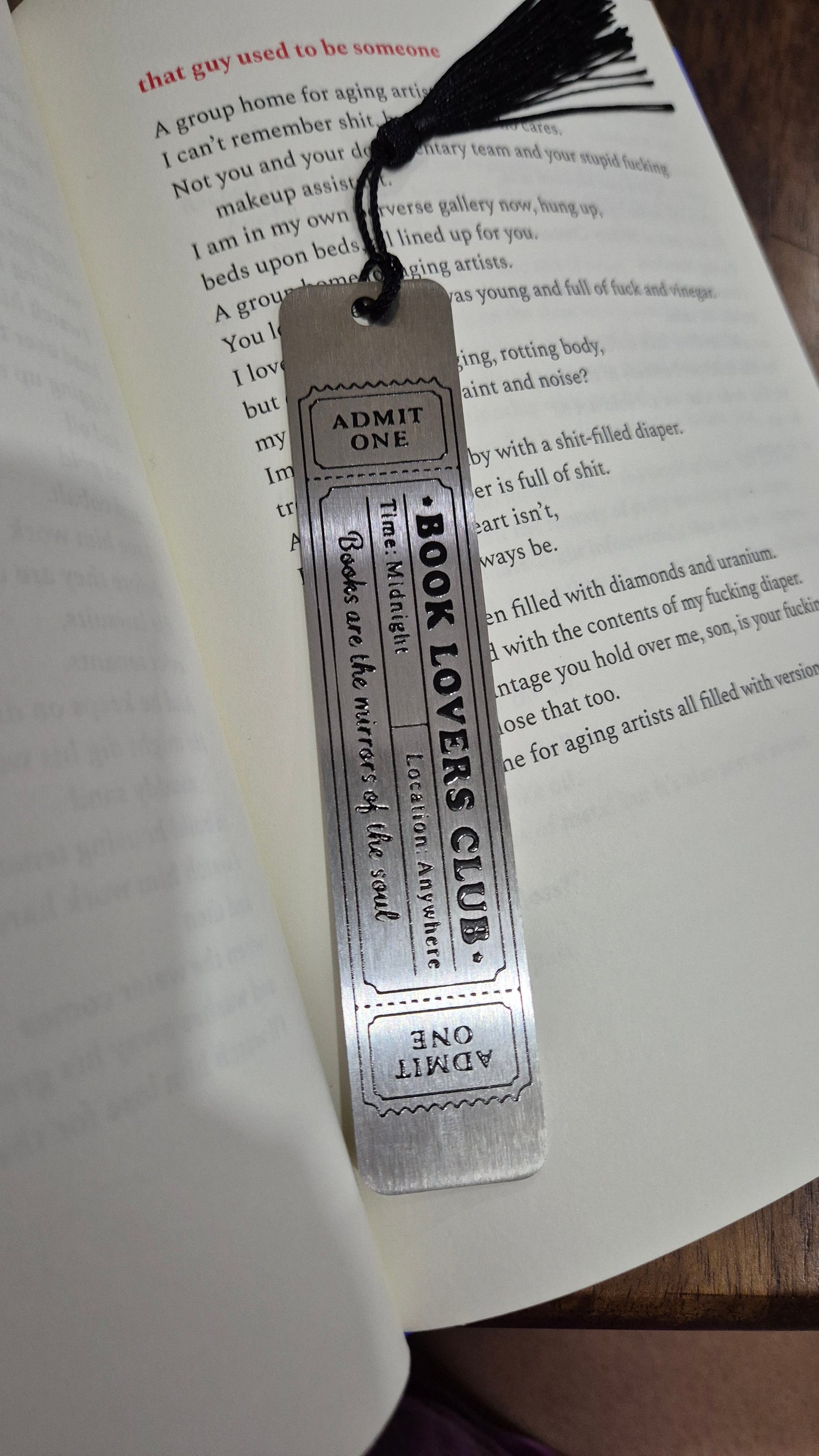 Separador de lectura metálico