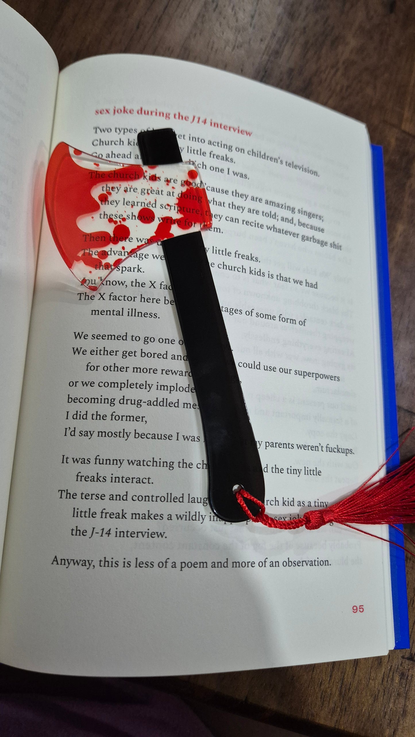 Separador en forma de hacha