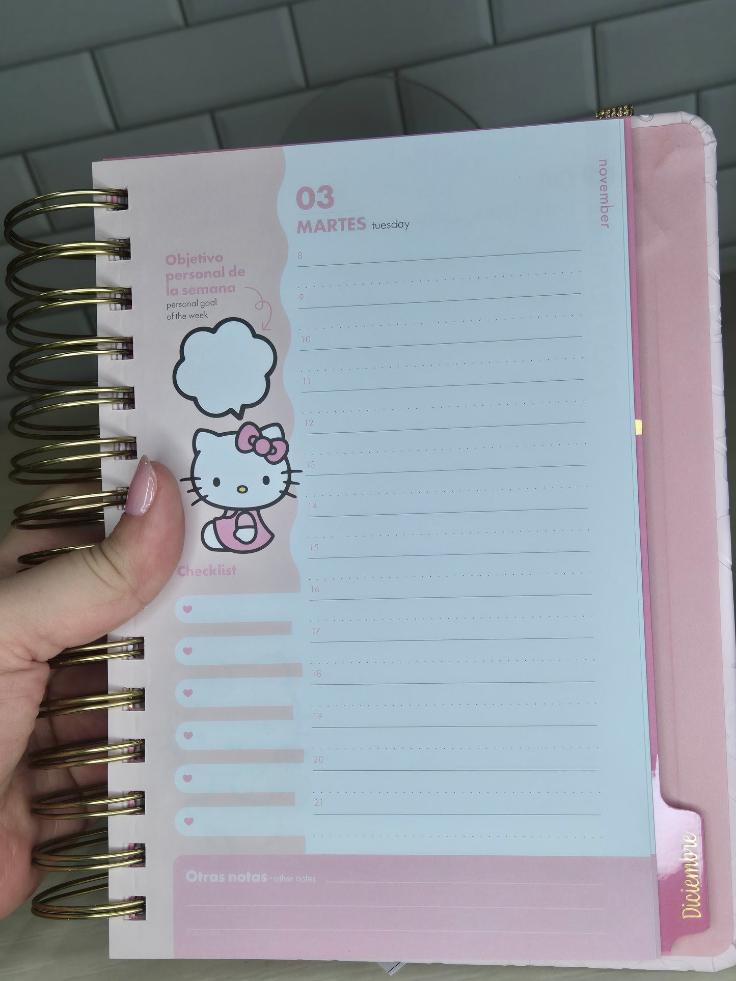 Agenda Hello Kitty 2026