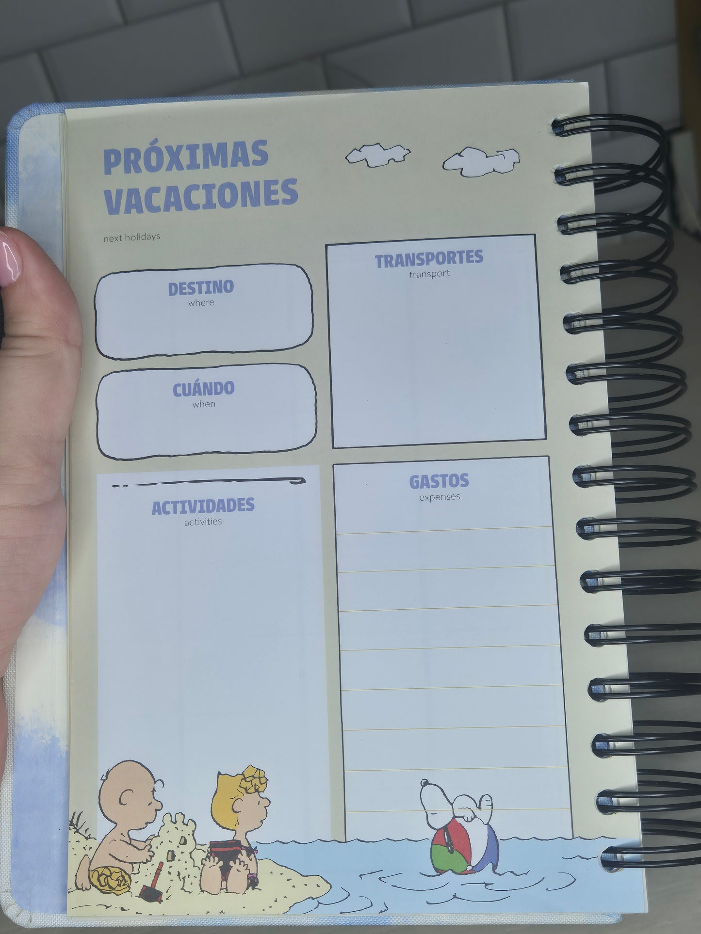 Agenda de Snoopy 2026