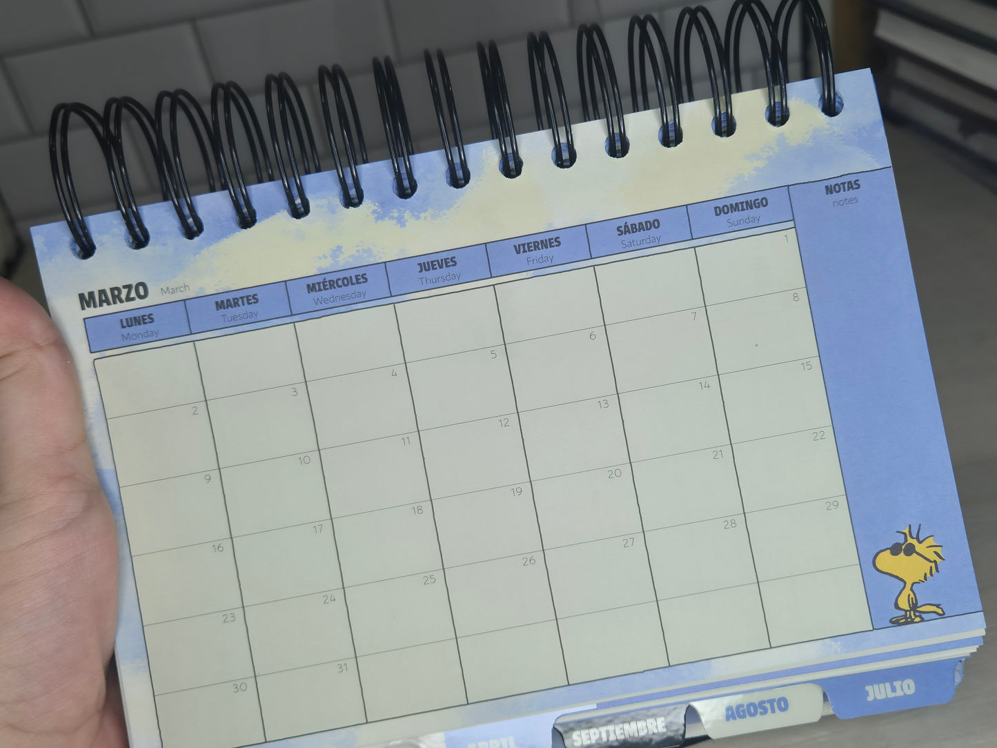 Agenda de Snoopy 2026