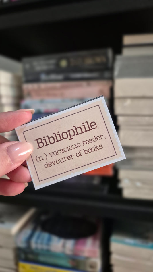 Sticker Bibliophile – Para lectores que devoran historias ✨️