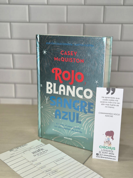 Rojo, Blanco y Sangre Azul edición coleccionista en tapa dura (incluye un capítulo extra)