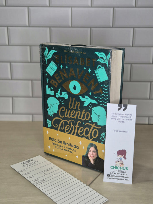Un cuento perfecto de edición limitada en tapa dura autografiado por la autora