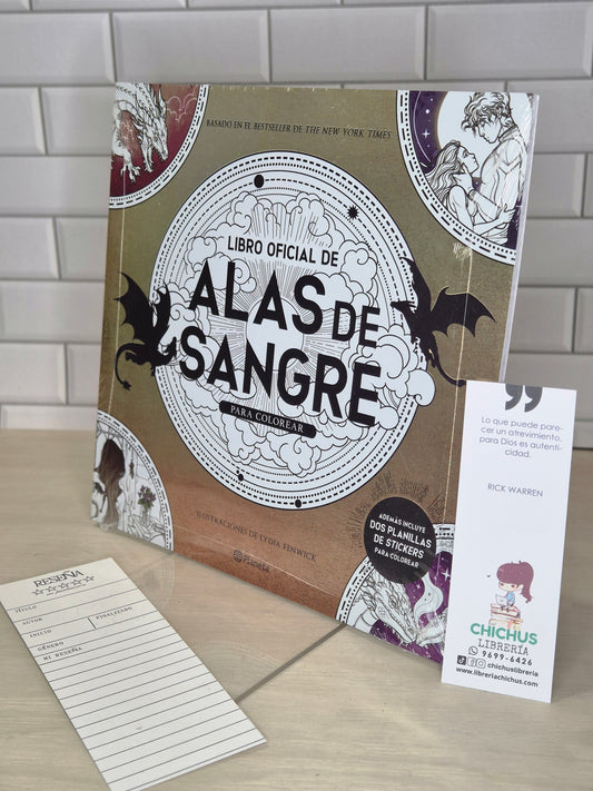 Libro oficial de alas de sangre para colorear