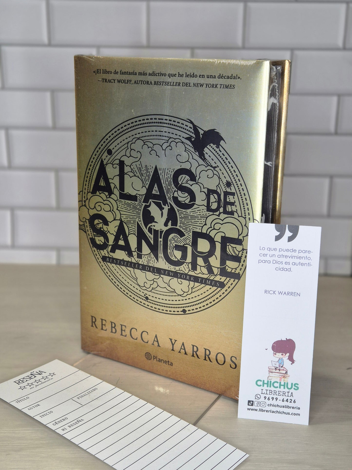 Alas de sangre edición en tapa dura con cantos pintados