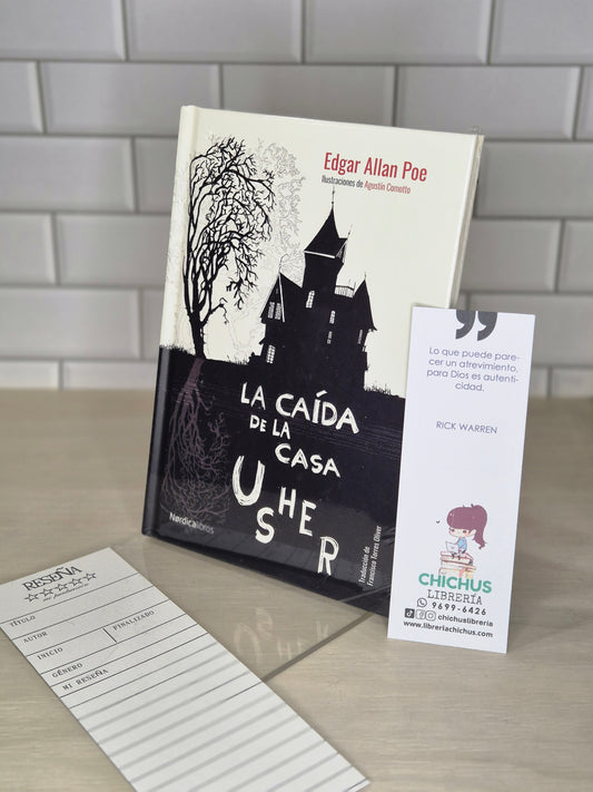 La caída de la casa Usher tapa dura, ilustrado