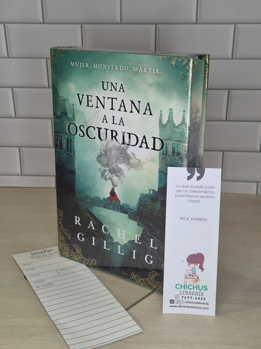 Una ventana a la oscuridad edición especial con cantos pintados en tapa dura