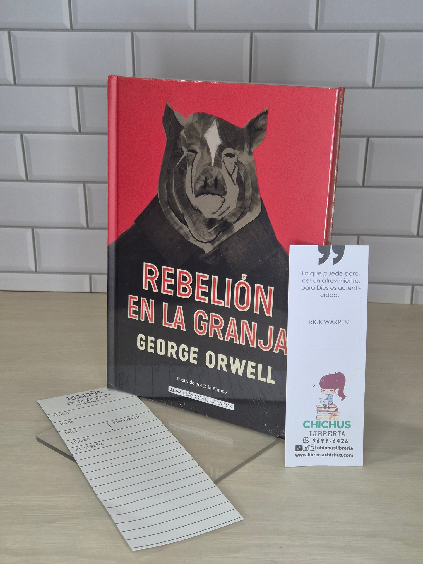 Rebelión en la granja edición ilustrada en tapa dura