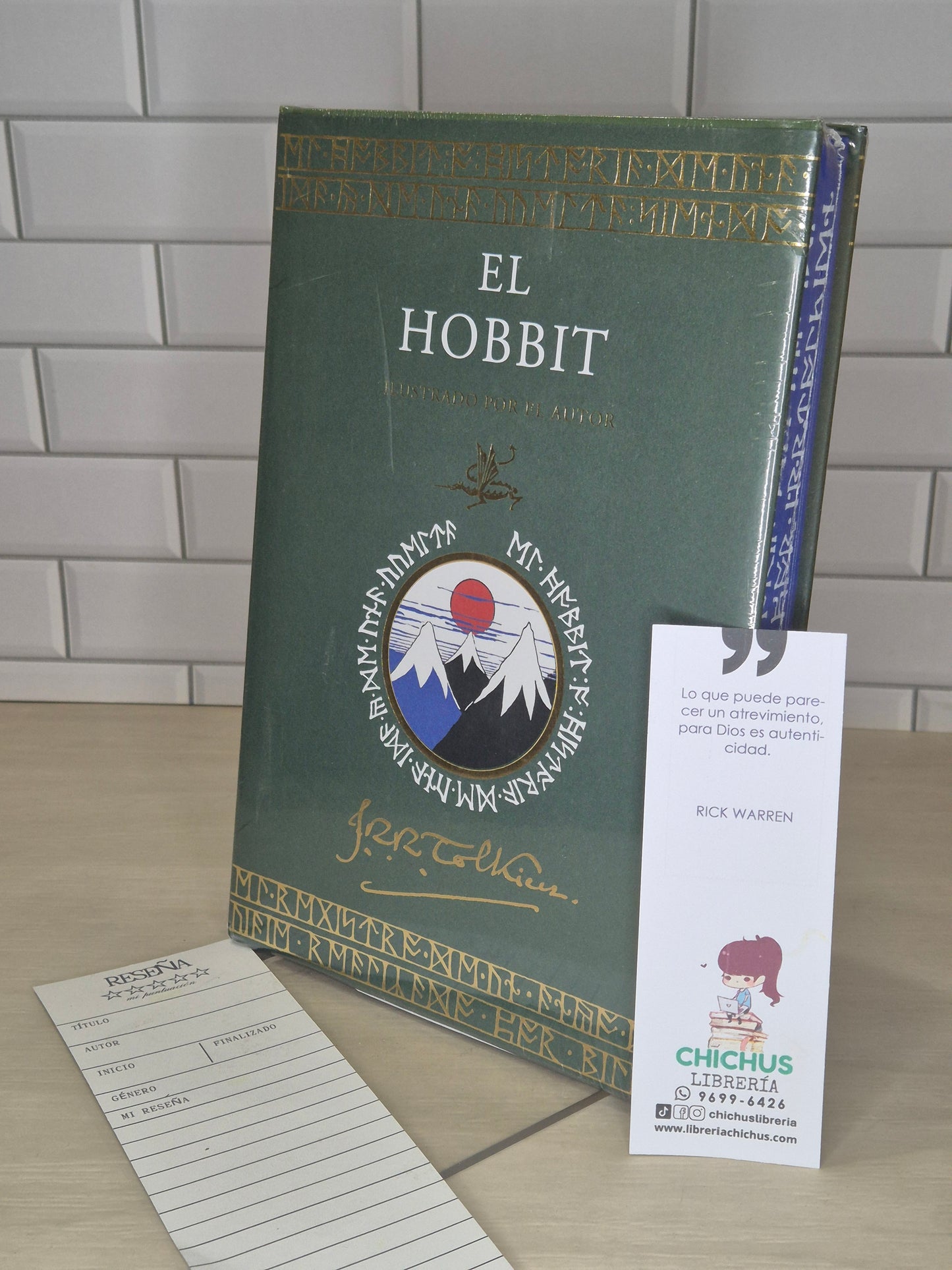 El hobbit. Edición ilustrada por el autor (cantos tintados) en tapa dura