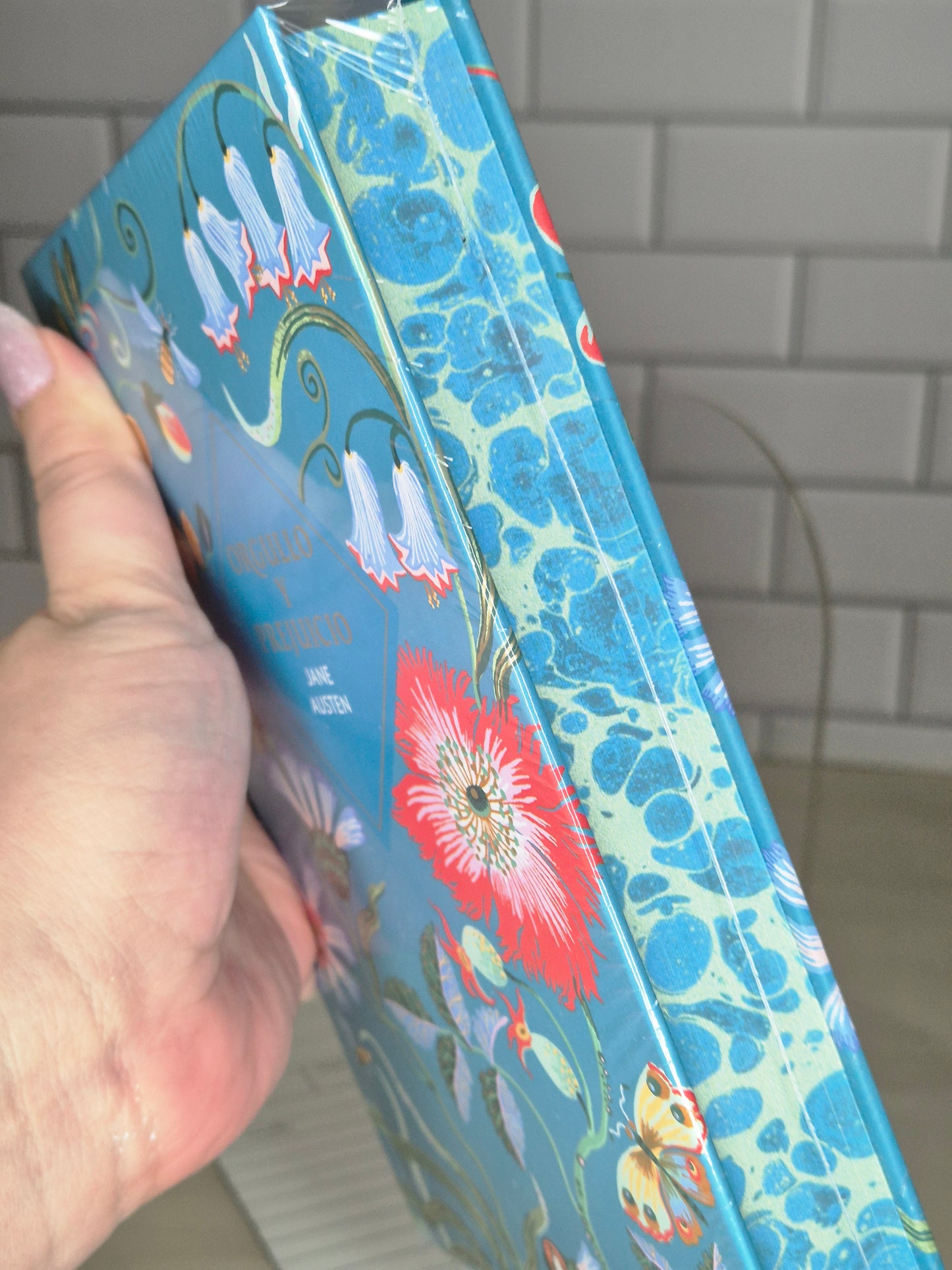 Orgullo y prejuicio edición especial con cantos pintados en tapa dura