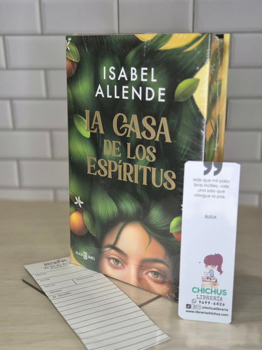 La casa de los Espíritus edición especial en tapa dura con los cantos pintados