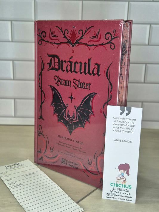 Drácula de edición en tapa dura con canto pintado