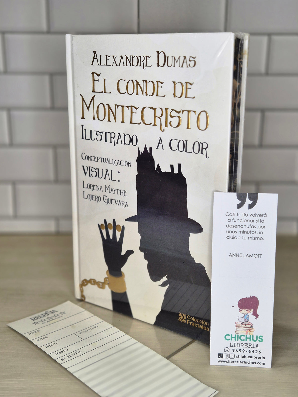 El Conde de Montecristo de edición en tapa dura con cantos pintados