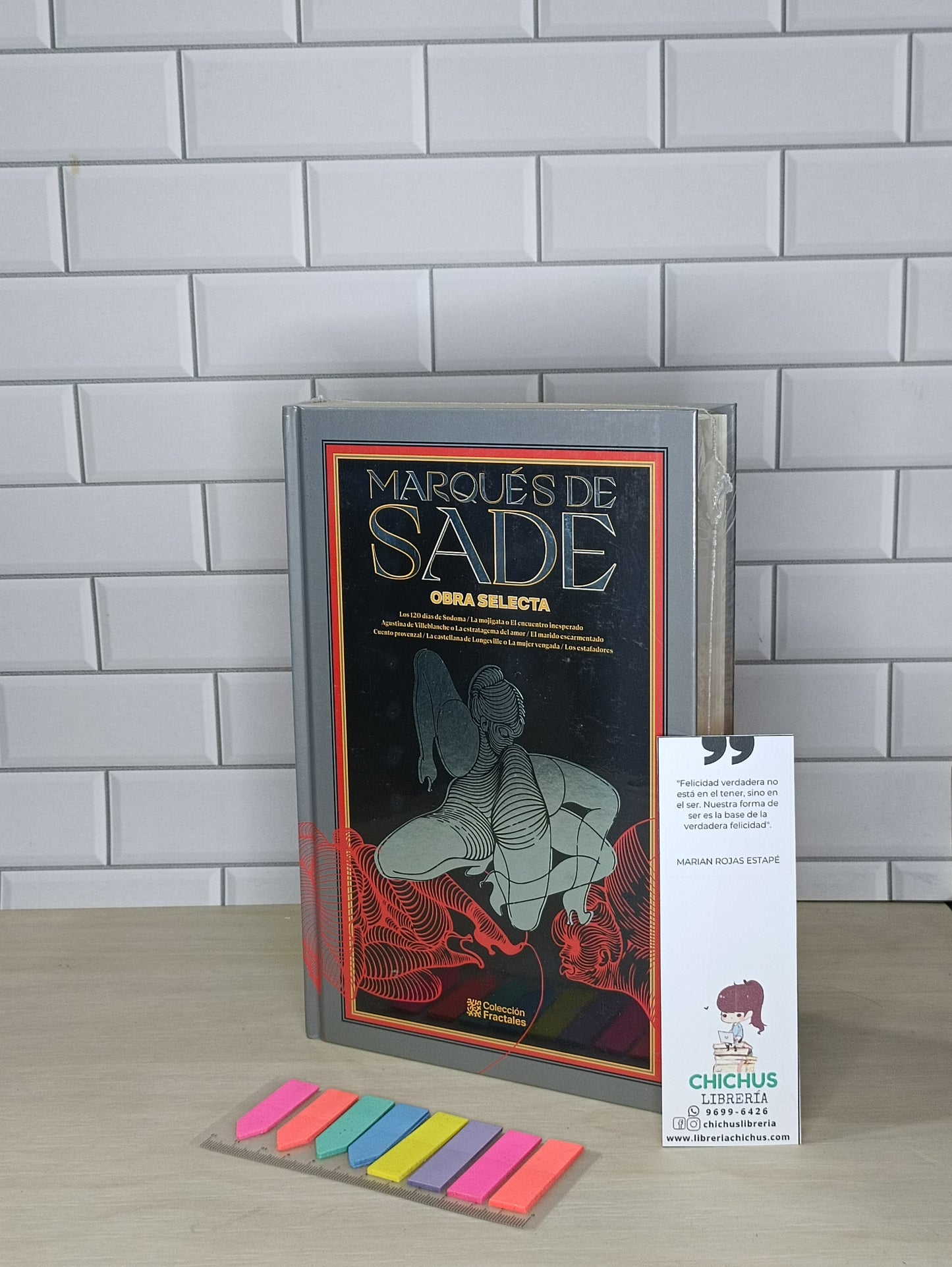 Obra selecta de el marqués de Sade edición en tapa dura