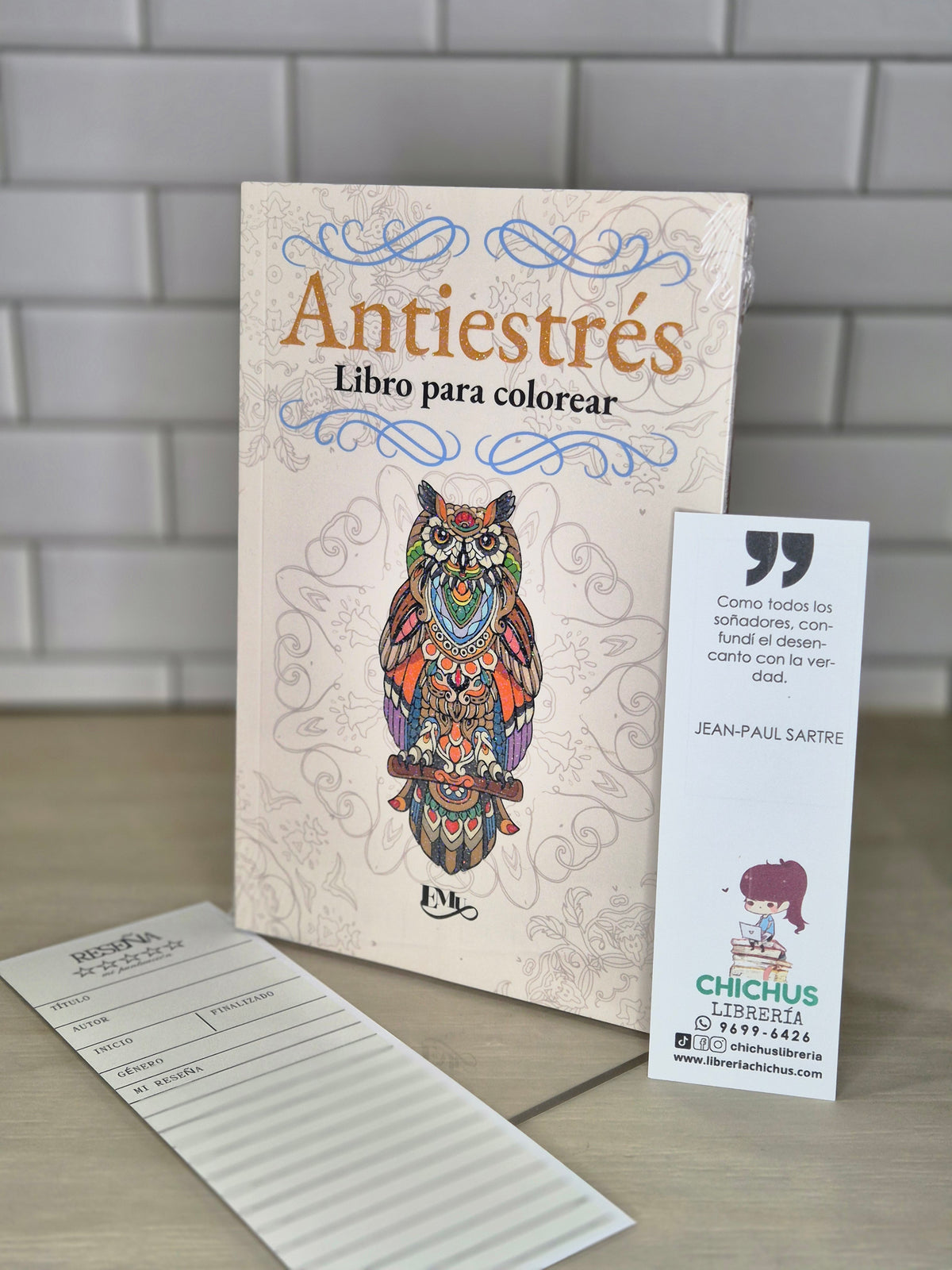 Antiestrés: libro para colorear