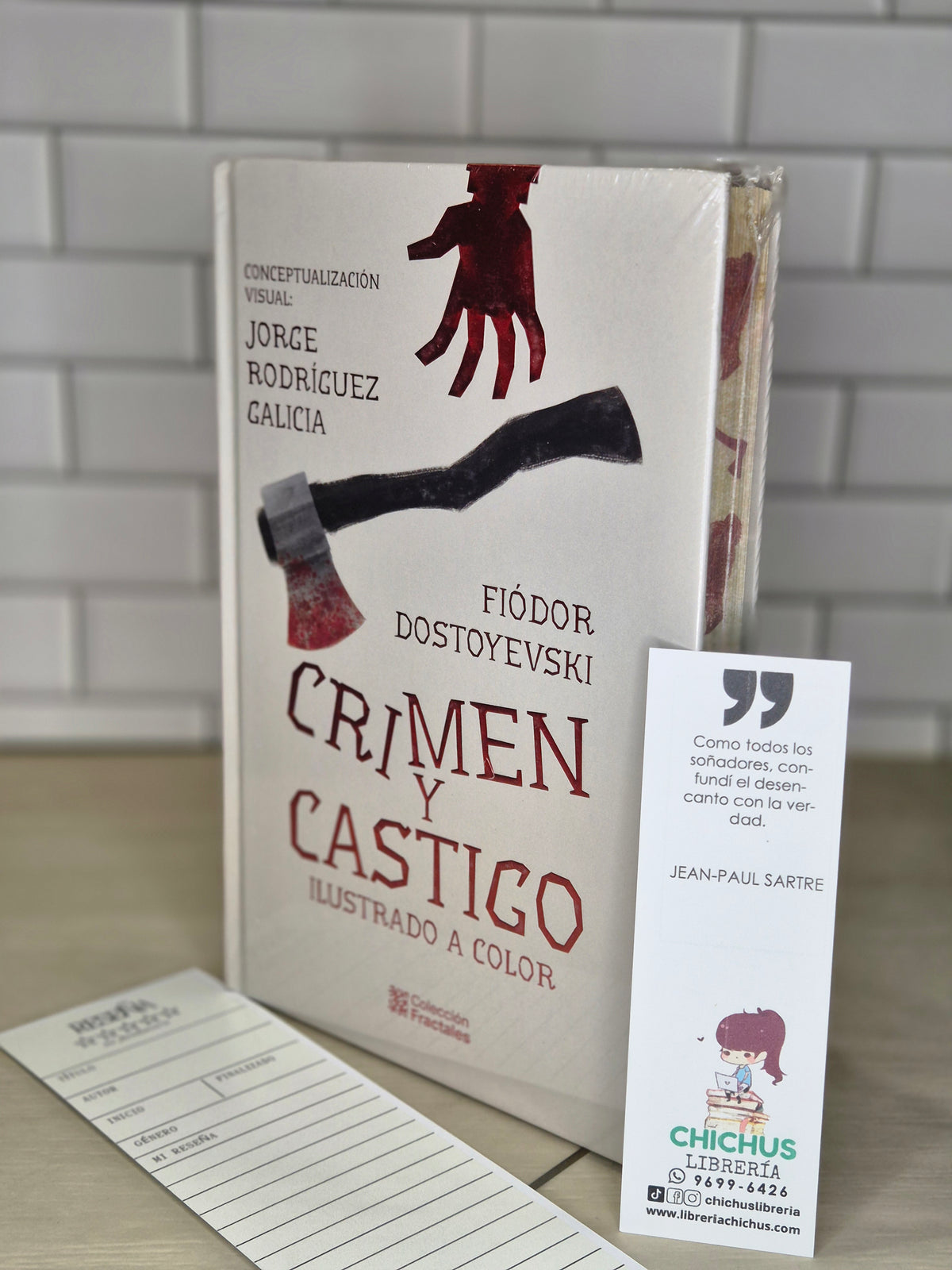 Crimen y castigo ilustrado a color edición en tapa dura - Fiódor Dostoyevski