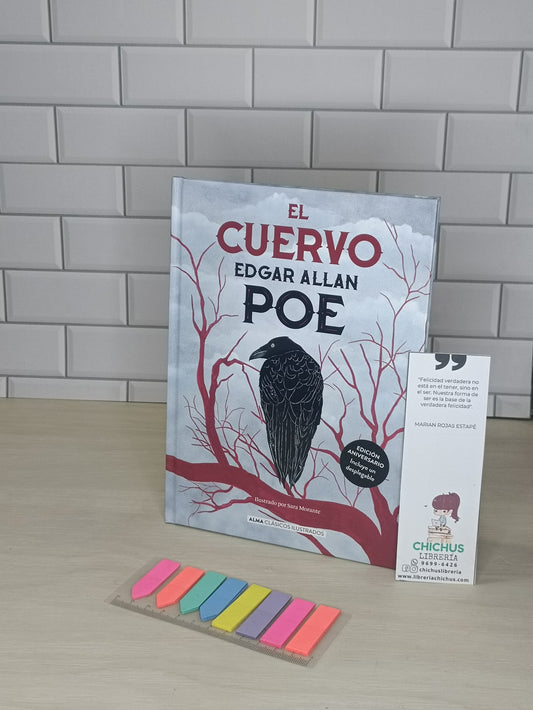 El cuervo edición en tapa dura e ilustrada