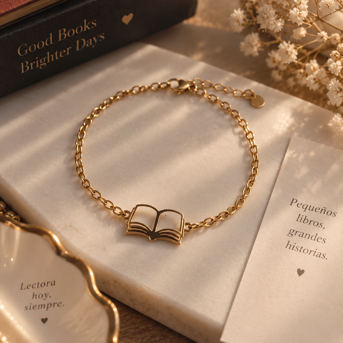 Pulsera Libro Abierto 📖✨